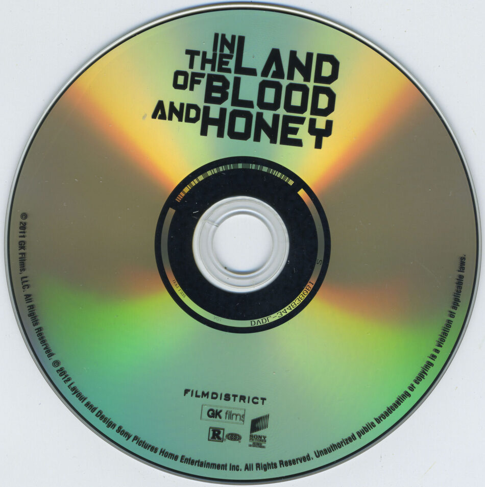 In The Land Of Blood And Honey (2011) Blu-Ray Cover & Label - DVDcover.Com