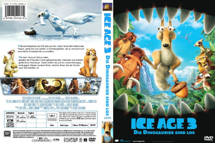 Ice Age 3 (2006) R2 DE DVD Cover - DVDcover.Com