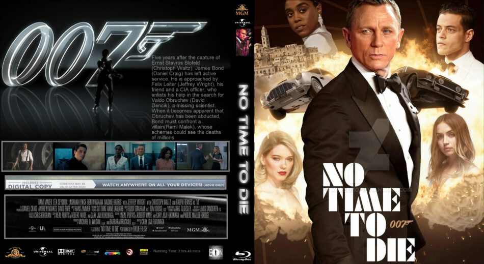 No Time To Die DVD Cover Art