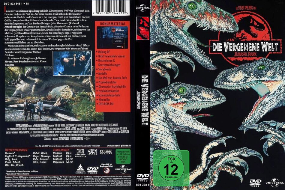 Jurassic Park 2 1997 R2 De Dvd Covers Dvdcovercom 5311