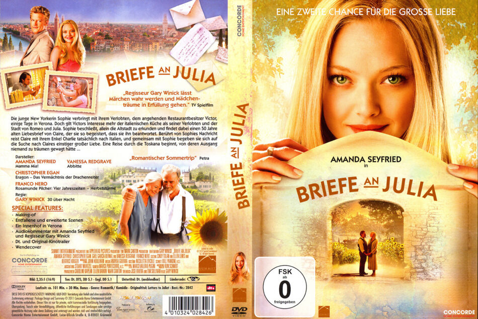 Briefe an Julia (2011) R2 DE DVD Cover - DVDcover.Com