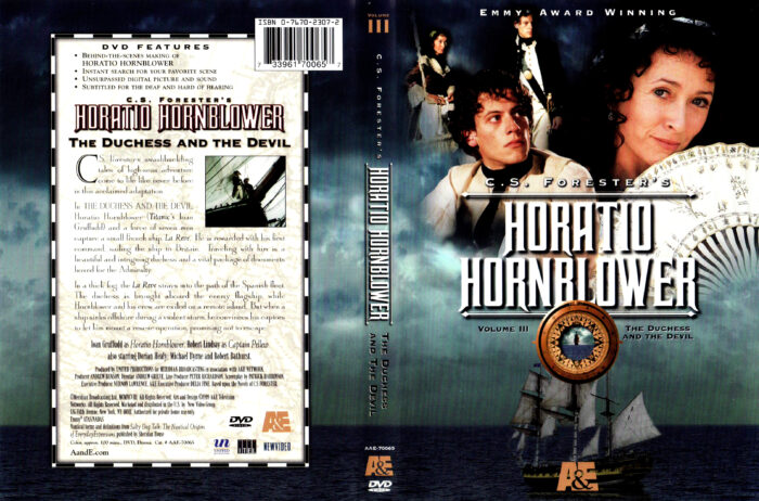 HORATIO HORNBLOWER - THE DUCHESS AND THE DEVIL (1998) DVD COVER & LABEL ...