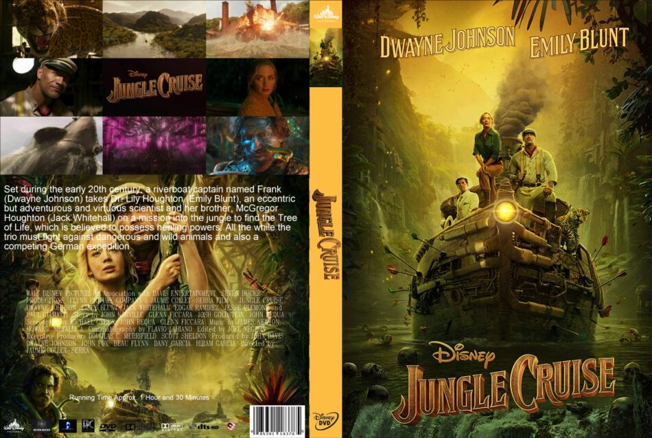 Jungle Cruise (2021) Custom Clean DVD Cover and Labels ...