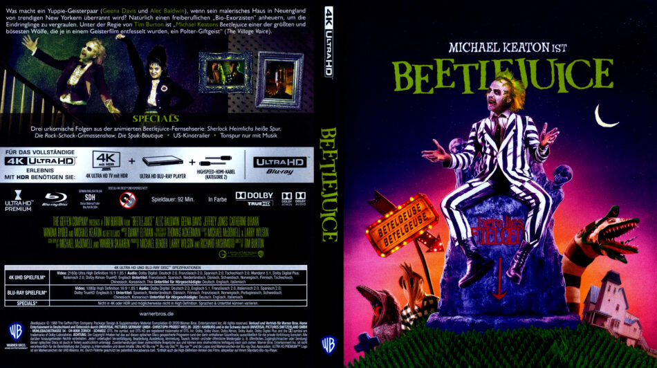 Beetlejuice DE K UHD Blu Ray Covers DVDcover Com
