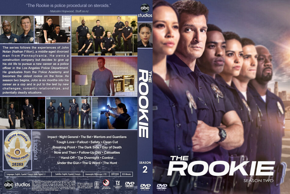 The Rookie - Season 2 R1 Custom DVD Cover & Labels ...