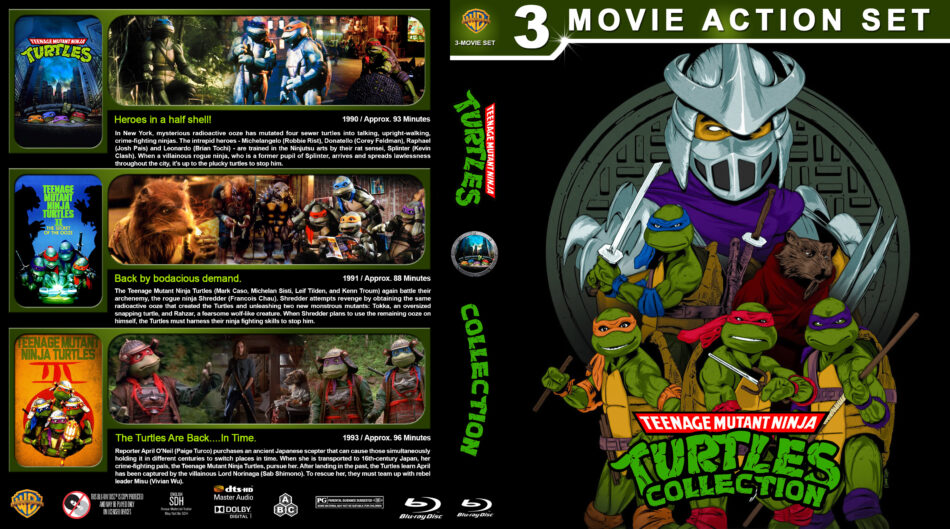 Teenage Mutant Ninja Turtles: Mutant Mayhem (2023) R1 Custom DVD Label 