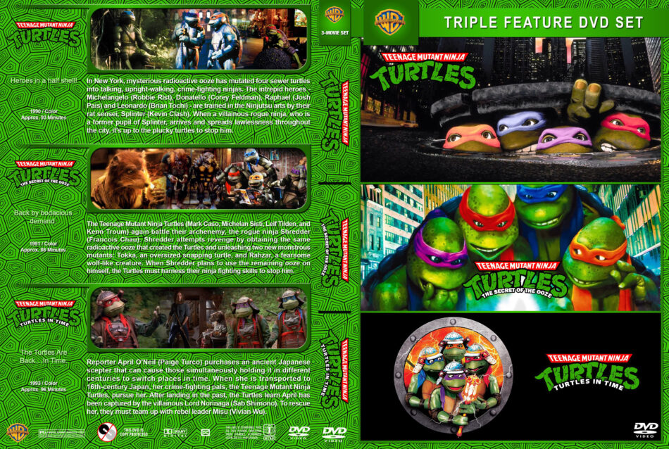 Teenage Mutant Ninja Turtles: Mutant Mayhem (2023) R1 Custom DVD Label 