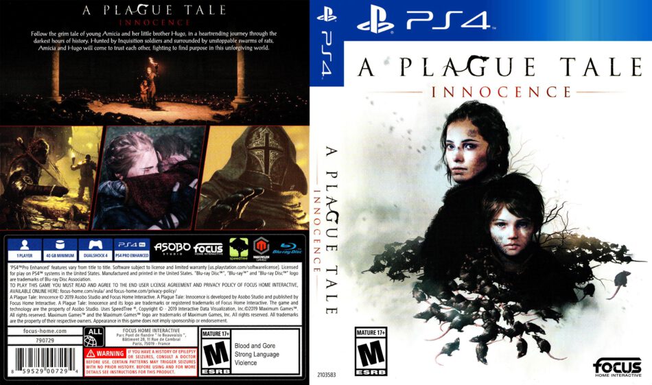 A Plague Tale Innocence NTSC PS4 Cover DVDcover Com