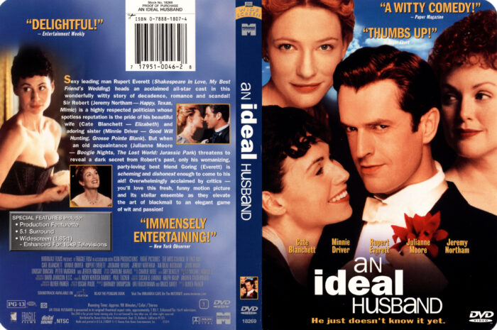 AN IDEAL HUSBAND 1999 DVD COVER LABEL DVDcover.Com