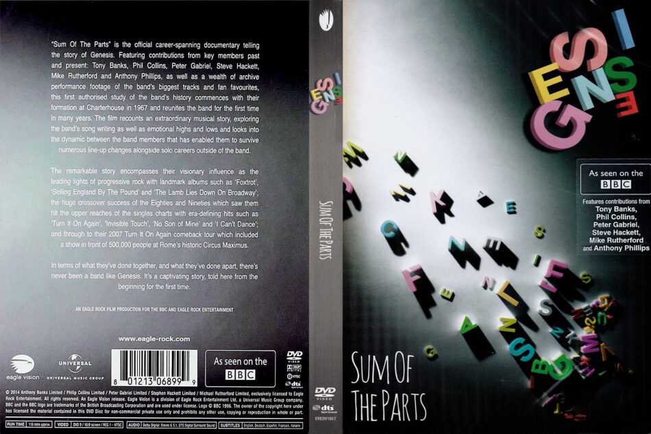 Genesis Sum Of The Parts Dvd Cover Dvdcovercom 