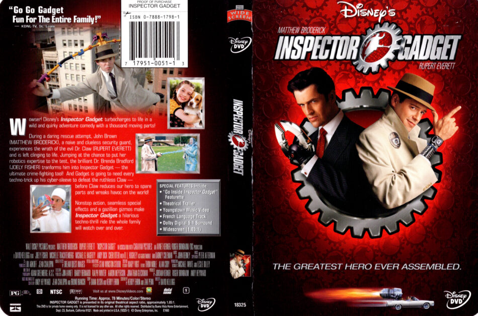 10119 Inspector Gadget 1999 Alex S 10 Word Movie Reviews