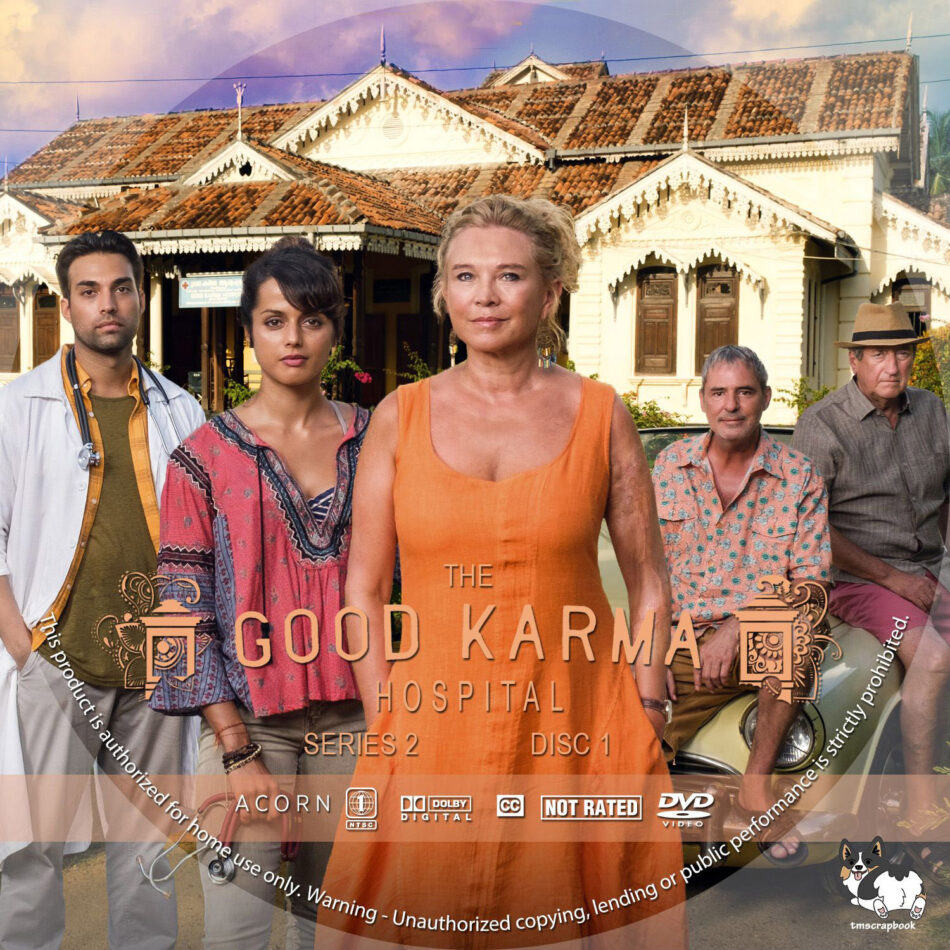 The Good Karma Hospital - Series 2 R1 Custom DVD labels - DVDcover.Com