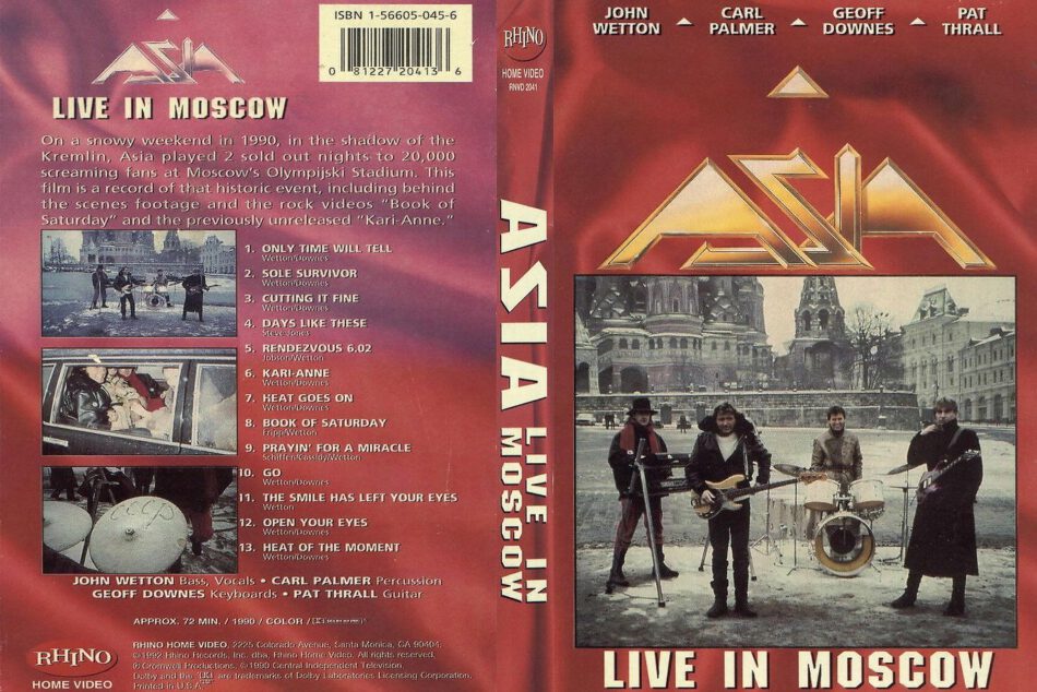 Asia-Live In Moscow (1990) DVD Cover - DVDcover.Com