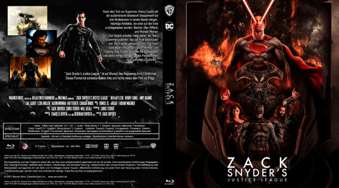 Zack Snyder Justice League 2021 De Blu Ray Covers Dvdcovercom 