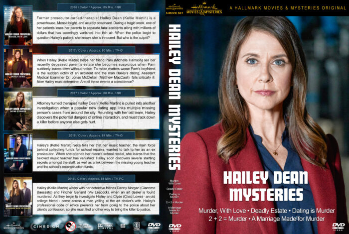 Hailey Dean Mysteries - Volume 1 R1 Custom DVD Cover & Labels ...