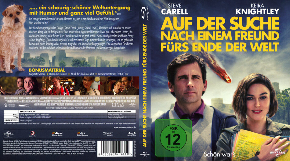 Auf Der Suche Nach Einem Freund Fürs Ende Der Welt 2012 De Blu Ray Covers Dvdcovercom 5548