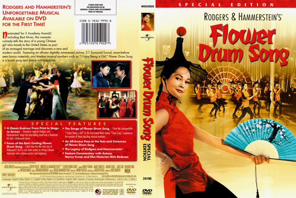 Flower Drum Song 1961 R1 DVD Cover DVDcover.Com