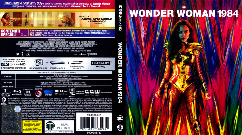 blu ray 2021 Wonder Woman 1984 4K Ultra HD