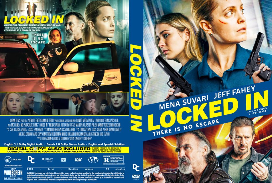 Locked In (2021) R1 Custom DVD Cover 