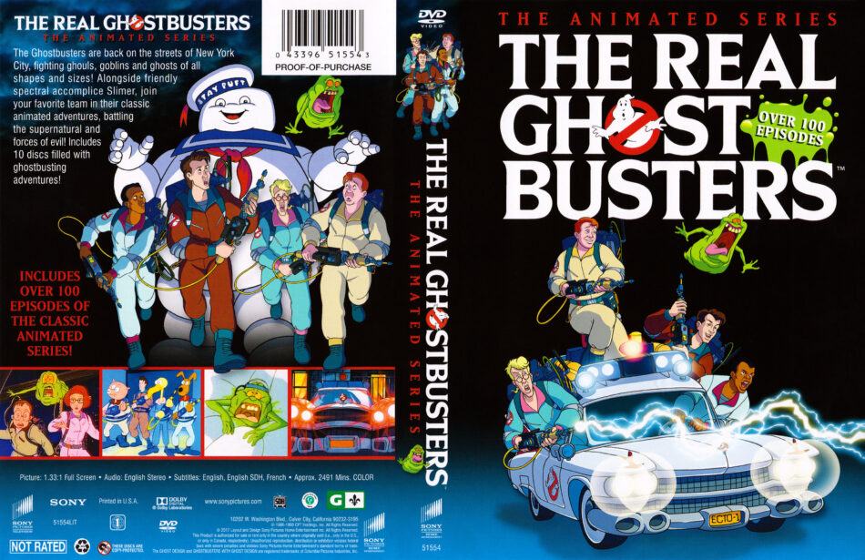 The Real Ghostbusters (Over 100 Episodes) R1 DVD Cover 
