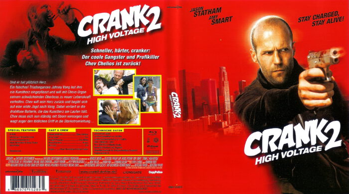 Crank 2 (2009) DE Blu-Ray Cover 