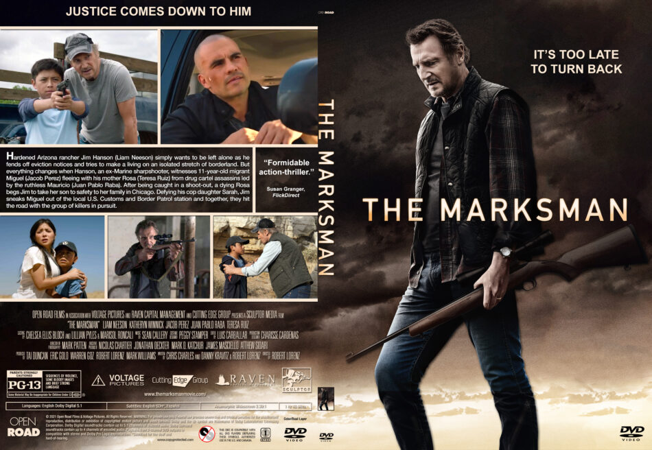 The Marksman 2021 R1 Custom Slim Dvd Cover Dvdcover Com