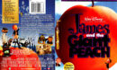 JAMES AND THE GIANT PEACH (1996) DVD COVER & LABEL