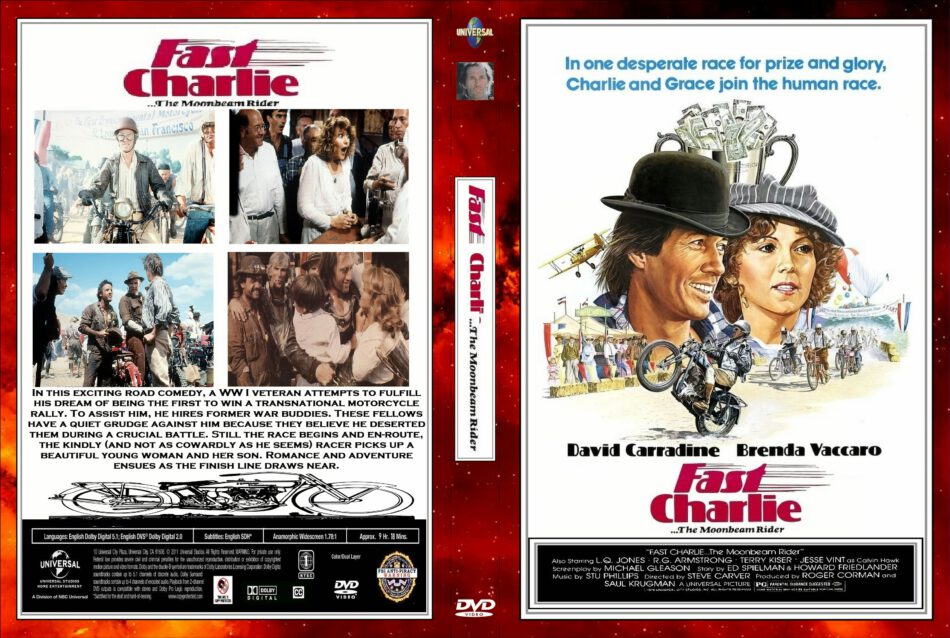 Fast Charlie and the Moonbeam Rider Custom DVD Cover & Label - DVDcover.Com