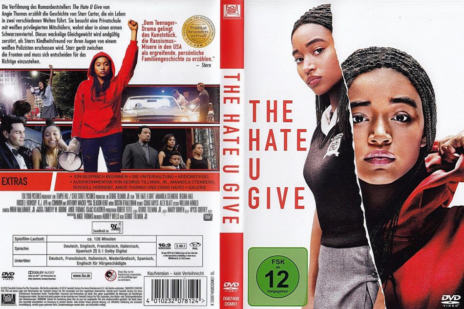 The Hate U Give R2 DE DVD Cover - DVDcover.Com