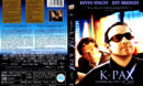 K-PAX (2001) DVD COVER & LABEL