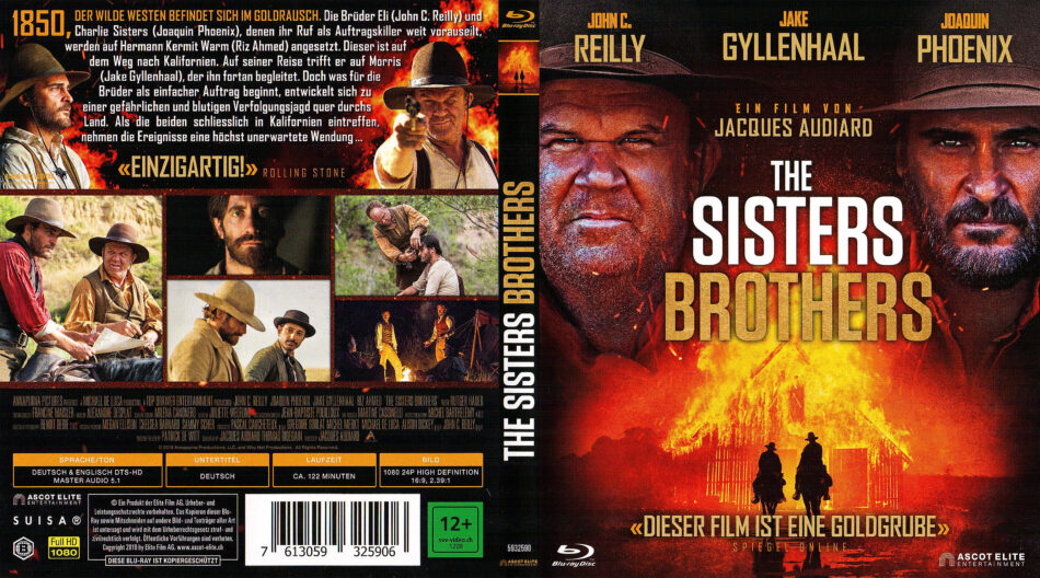 gyde kiwi At adskille The Sisters Brothers DE Blu-Ray Cover - DVDcover.Com