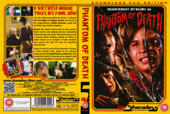 Phantom of Death (1988) R0 DVD Cover - DVDcover.Com