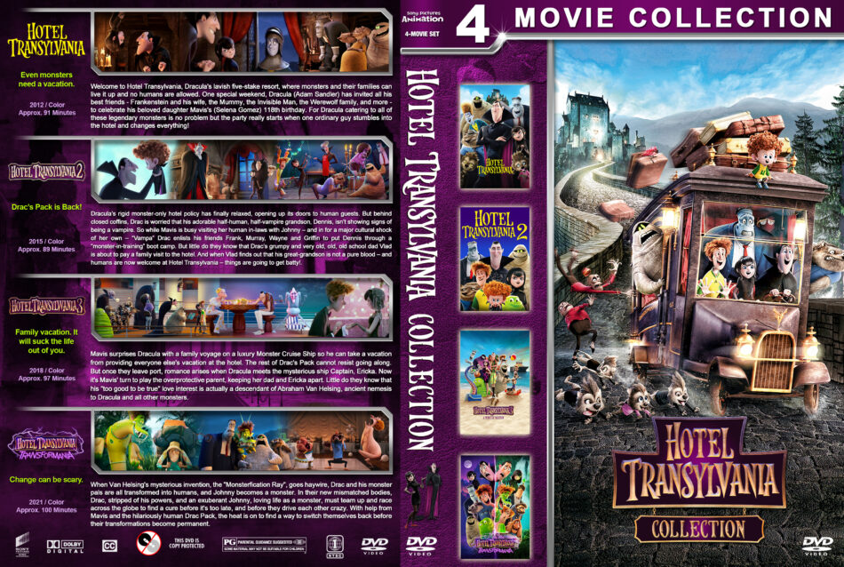 Hotel Transylvania Collection R1 Custom DVD Cover - DVDcover.Com