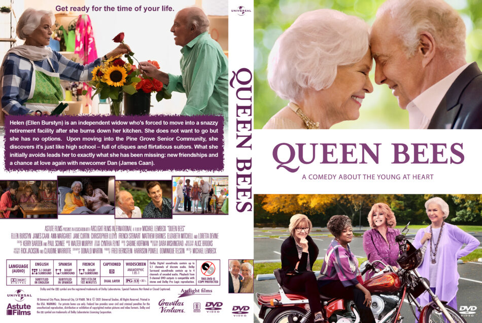 Queen Bees (2021) R1 Custom DVD Cover & Label - DVDcover.Com