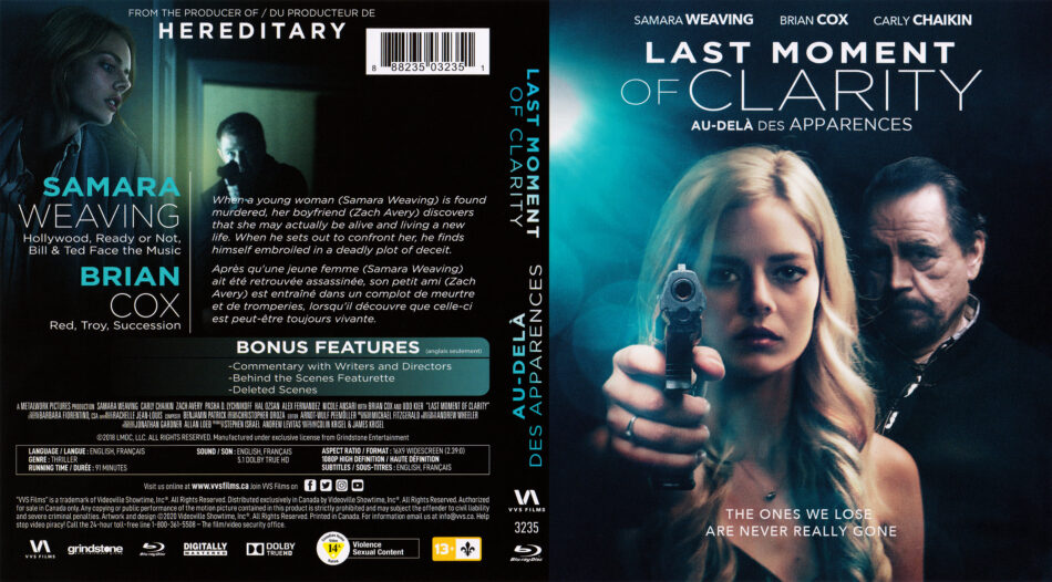 Last Moment Of Clarity (2018) Blu-Ray Cover - DVDcover.Com