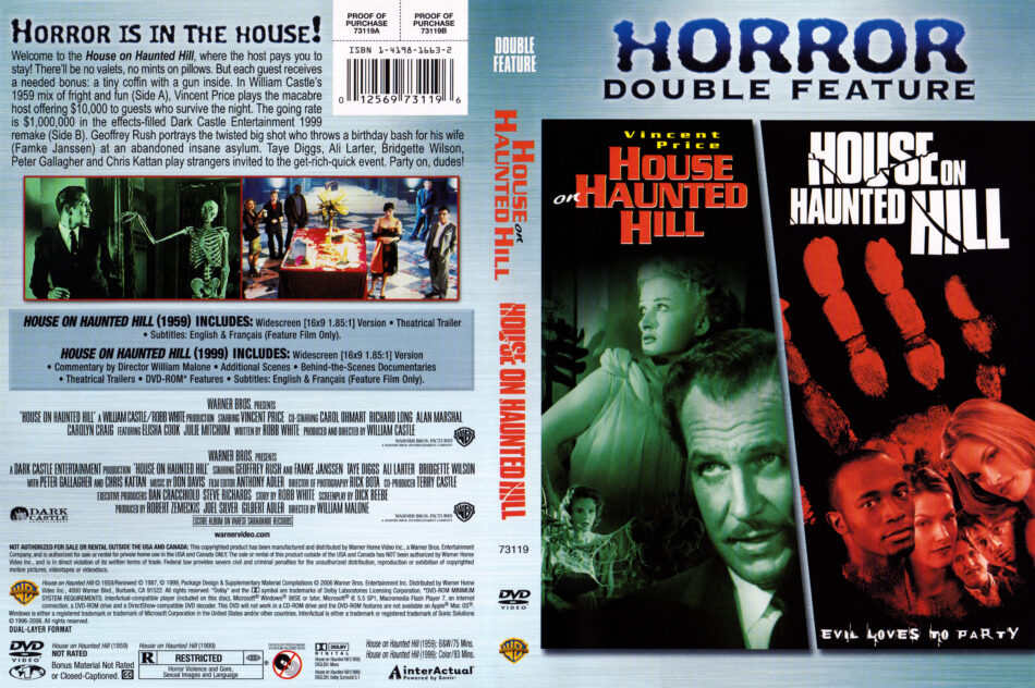 cast of house on haunted hill 1999