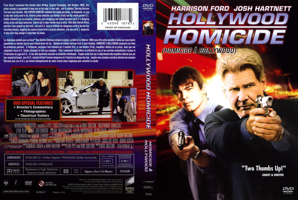 Hollywood Homicide (2003) R1 DVD Cover - DVDcover.Com