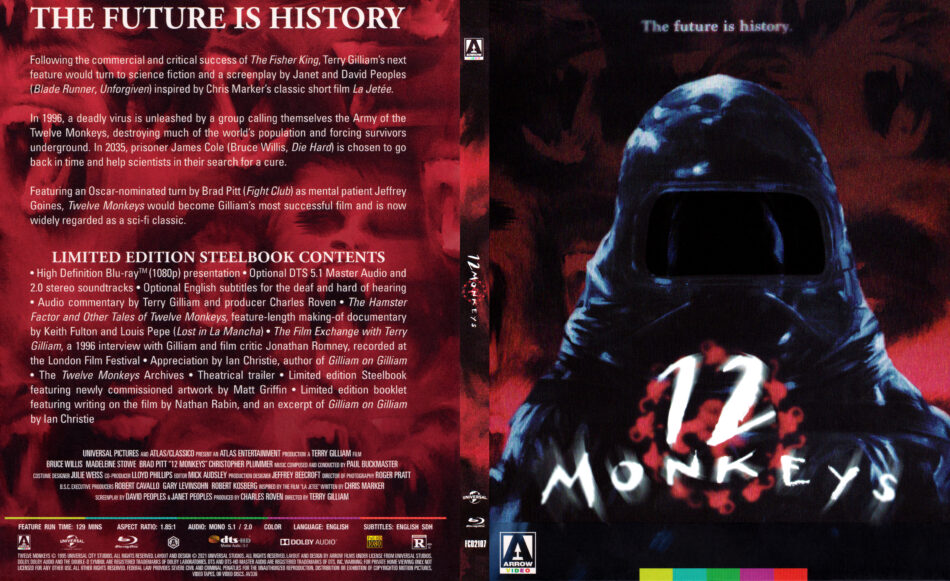 Twelve Monkeys (1995) Blu-ray Covers - DVDcover.Com