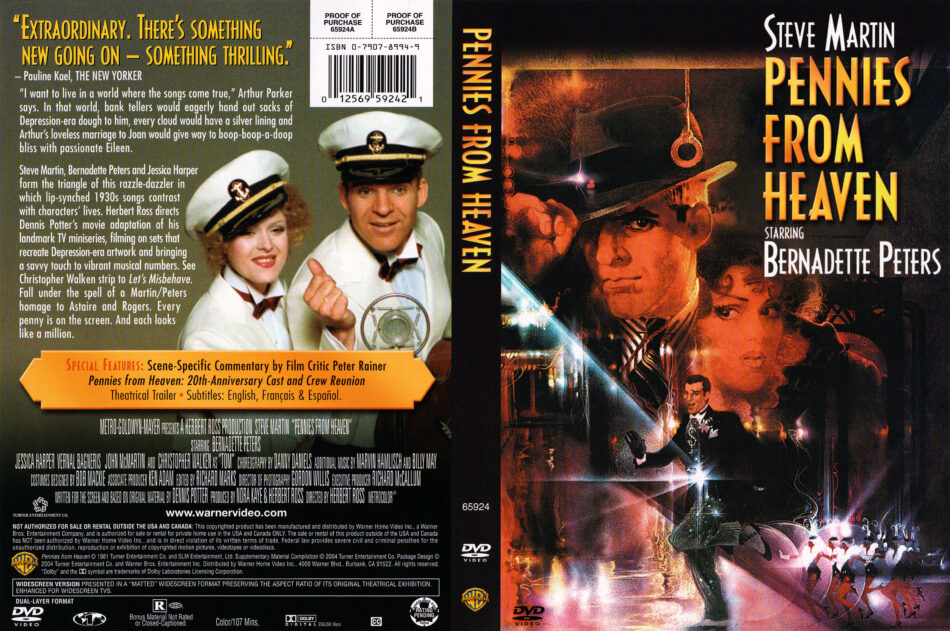 Pennies from Heaven (1981) R1 DVD Cover - DVDcover.Com
