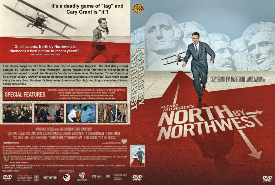 North by Northwest R1 Custom DVD Cover Label DVDcover Com