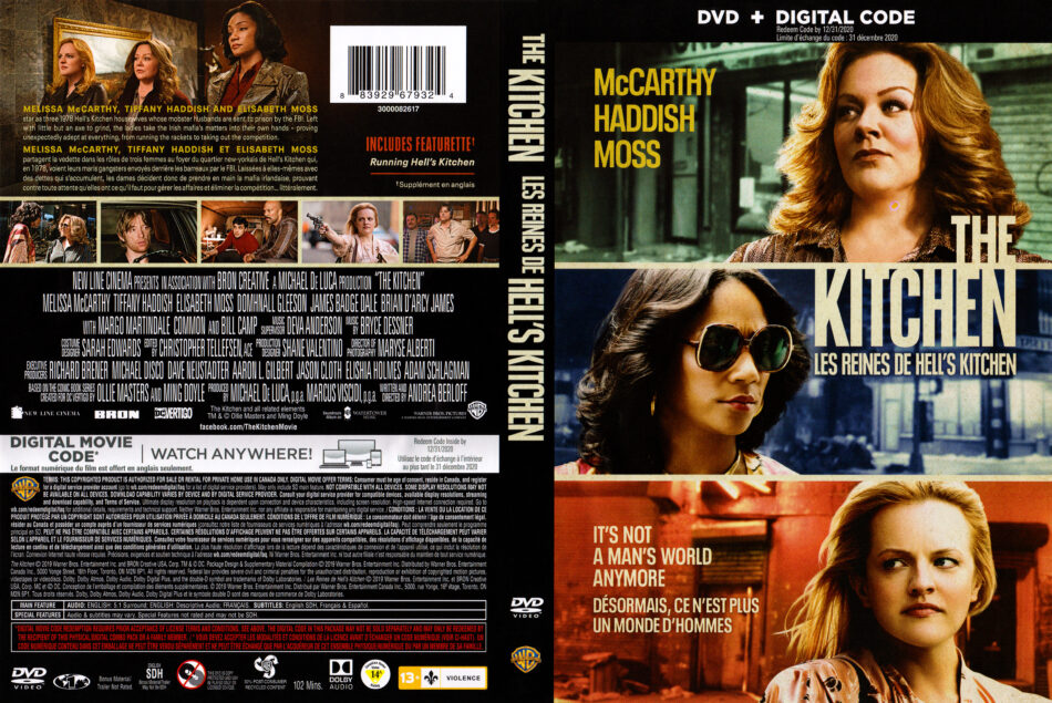 The Kitchen (2019) R1 DVD Cover - DVDcover.Com