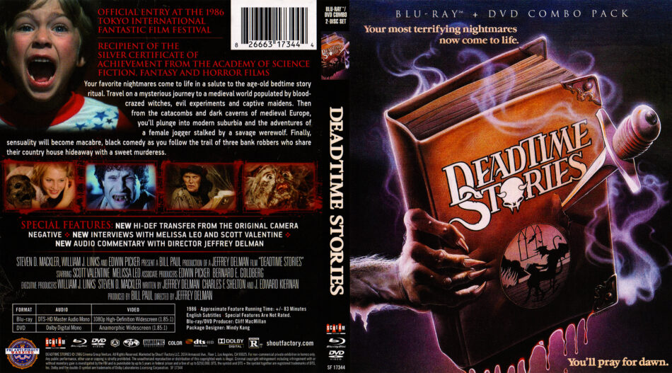 Deadtime Stories (1986) Blu-Ray Cover - DVDcover.Com