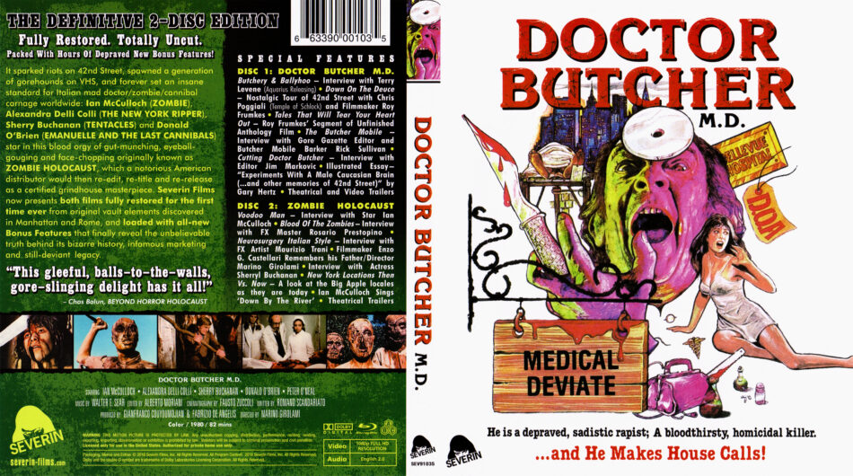 Doctor Butcher M.D. (1980) Blu-Ray Cover - DVDcover.Com