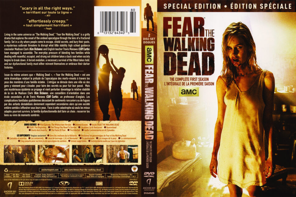 Fear The Walking Dead Season 1 R1 Dvd Cover Dvdcovercom 8799