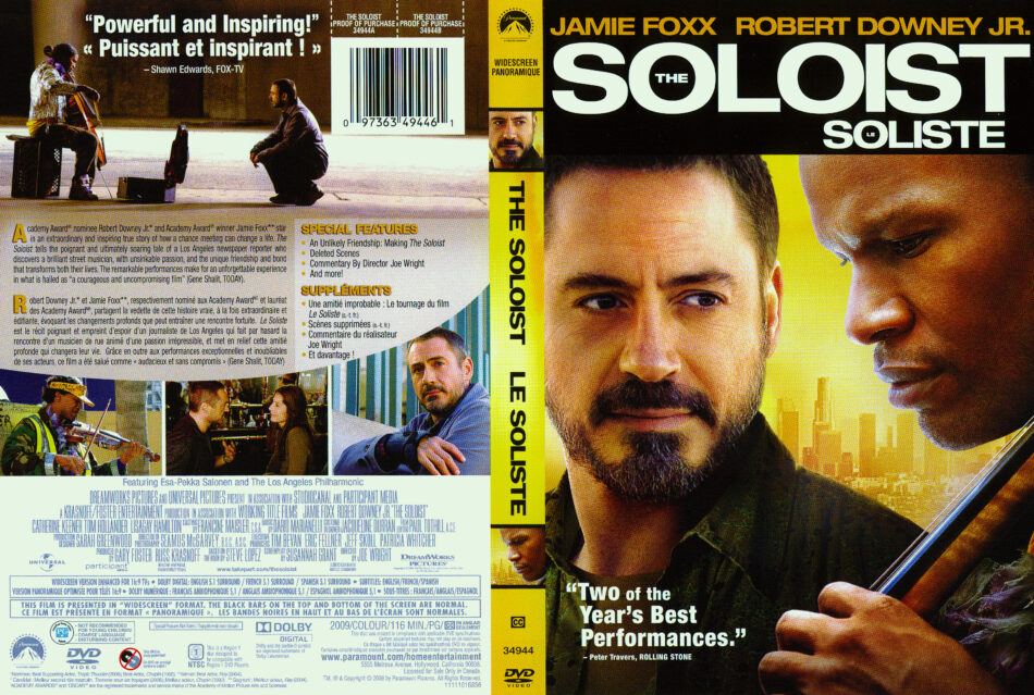 The Soloist (2009) R1 DVD Cover - DVDcover.Com