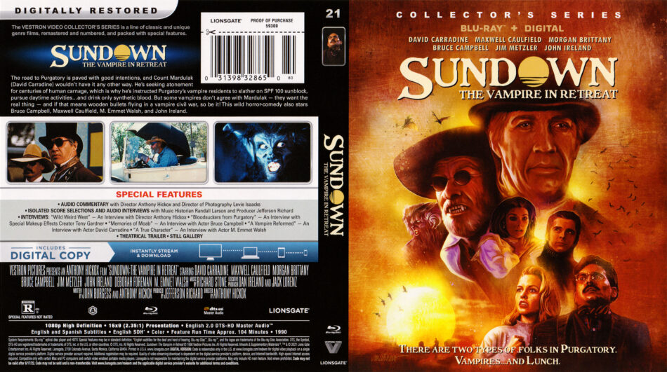 Sundown The Vampire In Retreat 1990 Blu Ray Cover Dvdcover Com