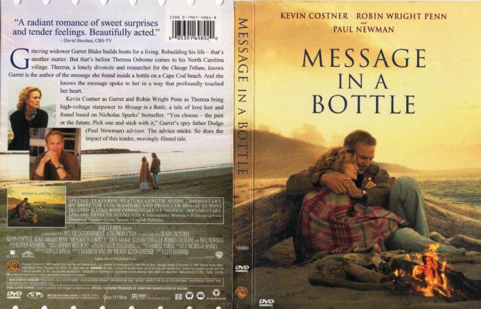 Message In a Bottle 1999 R1 DVD Cover DVDcover.Com