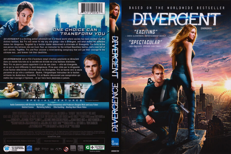 Divergent (2014) R1 DVD DVDcover.Com
