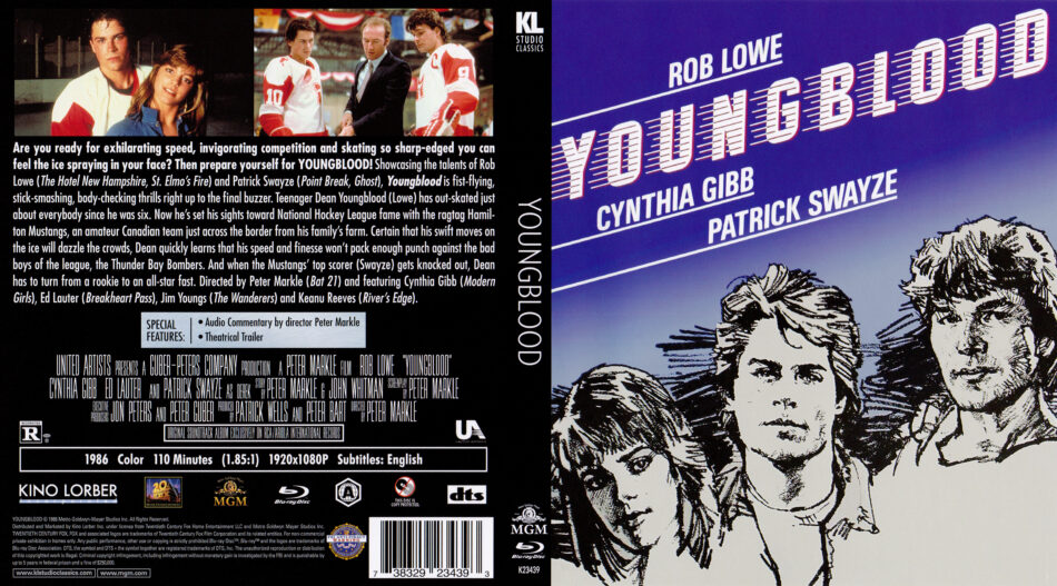 Youngblood (1986) Blu-Ray Cover - DVDcover.Com