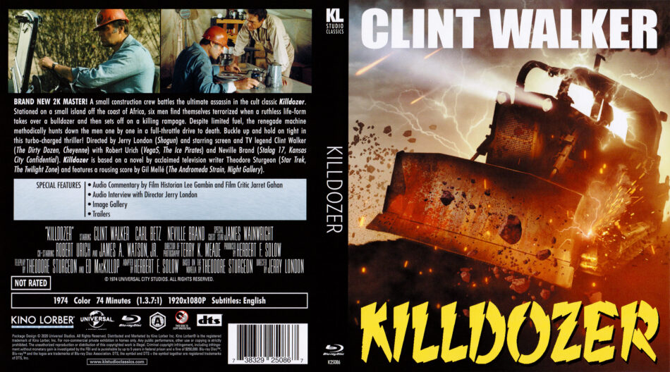 Killdozer 1974 Blu Ray Cover DVDcover.Com